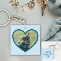 Cute Personalised Dog Walking Buddy Heart Photo