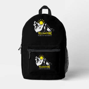 Cute Personalised Giraffe Safari Print Backpack