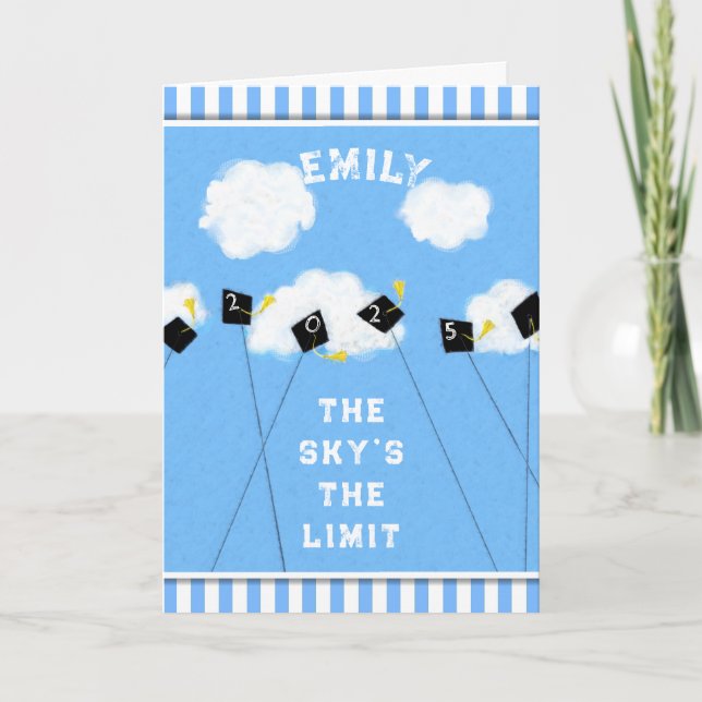 Cute Personalised Graduation Card (Front)