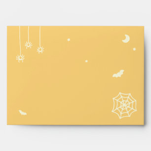 Cute Personalised Halloween Family Address Envelope
