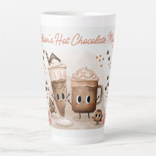 Cute Personalised Hot Chocolate  Latte Mug