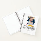 Cute personalised kid sketchbook