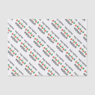 Cute personalised kids' Christmas Tissue Paper
