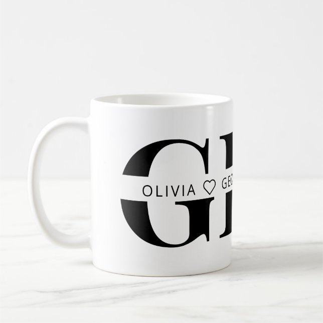 Cute Personalised Kids Name GIGI Coffee Mug (Left)