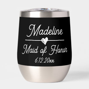 Cute Personalised Maid of Honour Gift