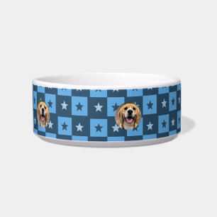 Cute Personalised Monogrammed Dog Mum Puppy Bowl
