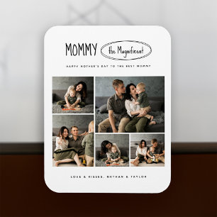 Cute Personalised Mothers Day Family Photo Magnet