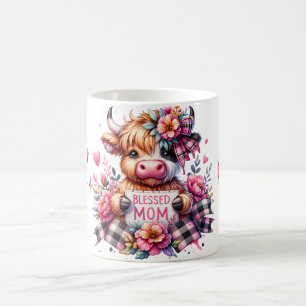 Cute Personalised Mother's Day Quote/Cow Coffee Mug