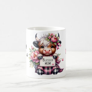 Cute Personalised Mother's Day Quote/Cow Coffee Mug