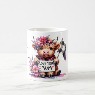 Cute Personalised Mother's Day Quote/Cow Coffee Mug