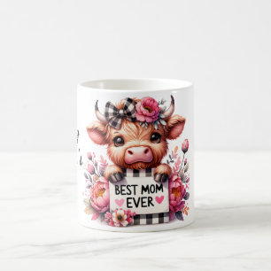 Cute Personalised Mother's Day Quote/Cow Coffee Mug