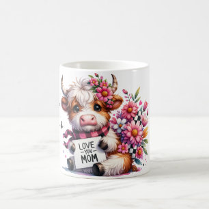 Cute Personalised Mother's Day Quote/Cow Coffee Mug