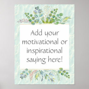 Cute Personalised Motivational/Inspirational Quote Poster