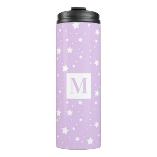 Cute Personalised Pastel Star Pattern Thermal Tumb Thermal Tumbler
