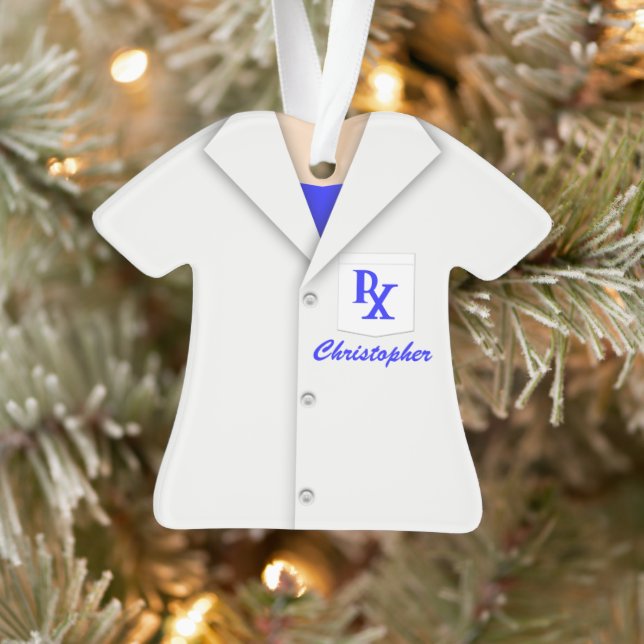 Cute Personalised Pharmacist Ornament (Tree)