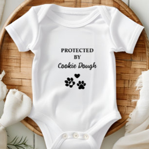 Cute Personalised Protected by Dog