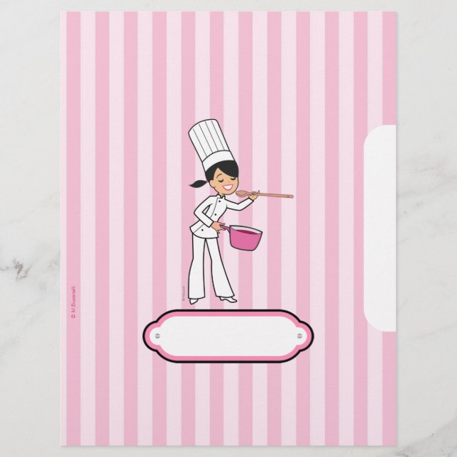 Cute Personalised Recipe Pages (Front)