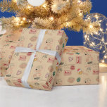Cute Personalised Santa Delivery Baby Wrapping Paper<br><div class="desc">Cute Personalised Santa Delivery Baby Wrapping Paper</div>