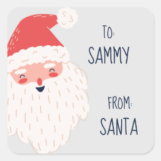 Cute Personalised Santa Gift Tags