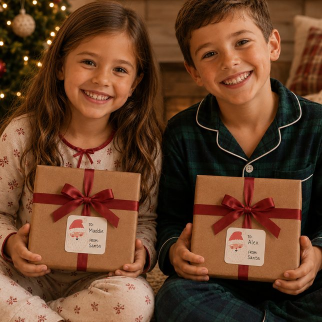 Cute Personalised Santa Gift Tags (Creator Uploaded)
