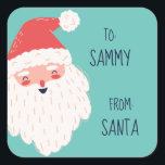 Cute Personalised Santa Gift Tags<br><div class="desc">Help disguise your handwriting by using these personalised 'from Santa' gift tag stickers.</div>