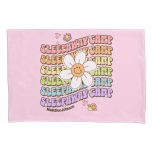 Cute Personalised Sleepaway Summer Camp Pillowcase