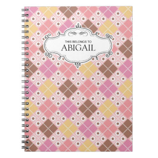 Cute Personalised Spiral Bound Notebooks