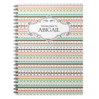 Cute Personalised Spiral Bound Notebooks