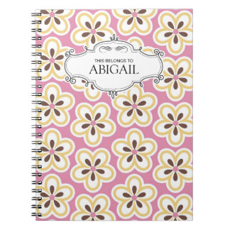 Cute Personalised Spiral Bound Notebooks