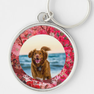 Cute Personalised Sympathy Pet Keychain