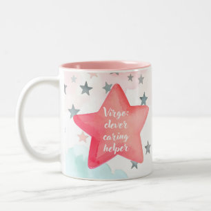 Cute Personalised Virgo Zodiac Sign Mug for Girl