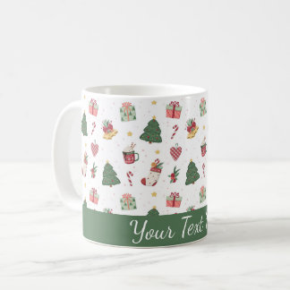 Cute Personalized Christmas Tree Mug