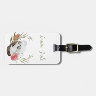Cute Personalized Koala Luggage Tag