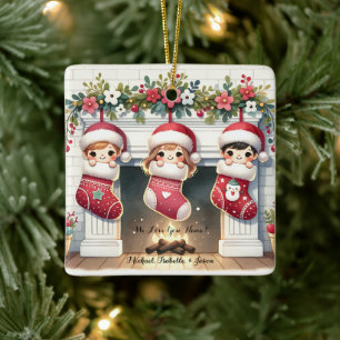Cute Personalized Ornament To Nana Grandchildren