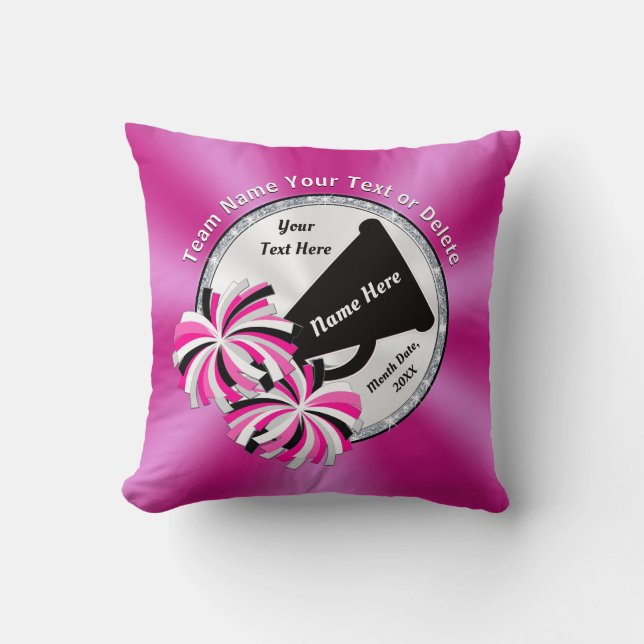 Cute Personalized Senior Cheerleader Gift Ideas Cushion (Front)