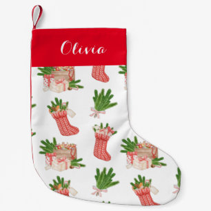 Cute Personalized  Small Christmas Stocking