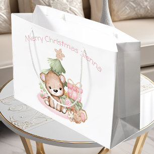 Cute Personlized Christmas Gift Bag For Girl