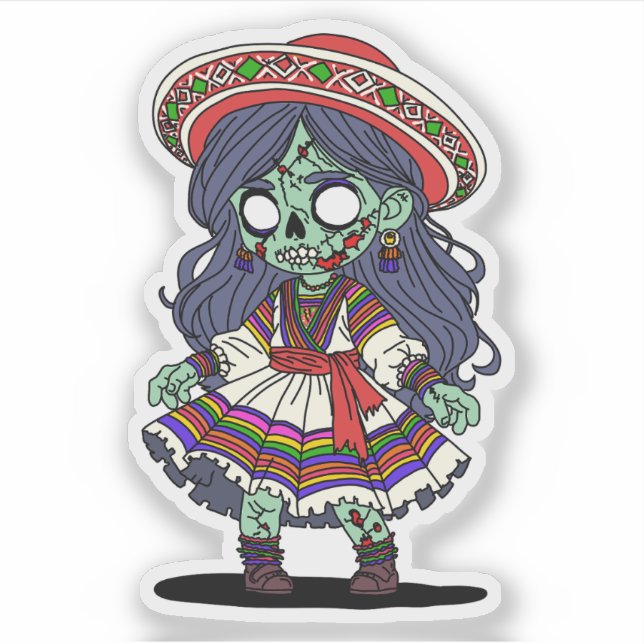 Cute Peruvian Zombie (Front)