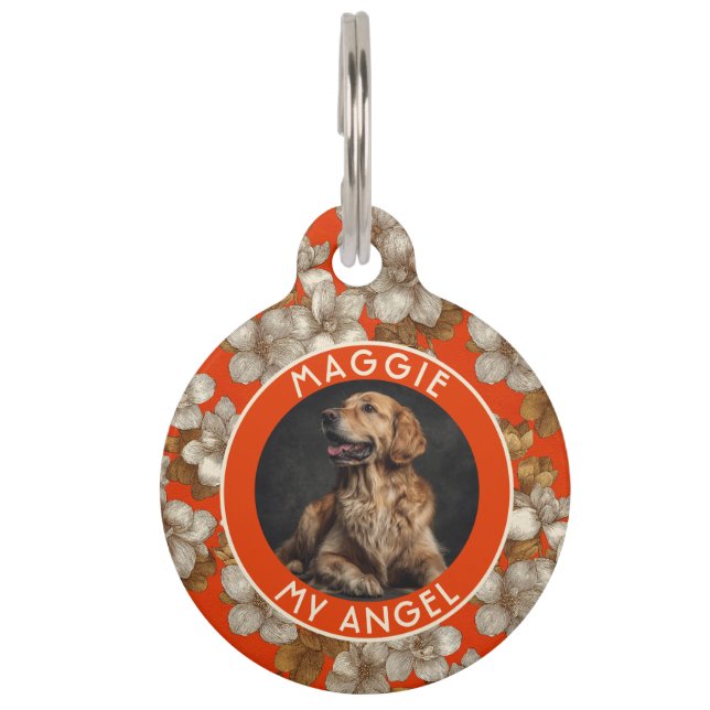 Cute Pet Appreciation Gift Gardenias Tag (Front)