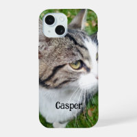 Cute pet cat photo Barely There iPhone 15 case