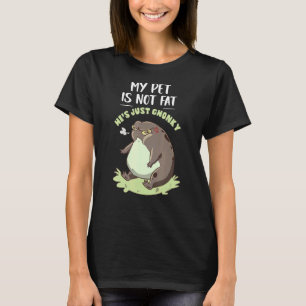 cute pet desert rain frog is not fat just chonky T-Shirt