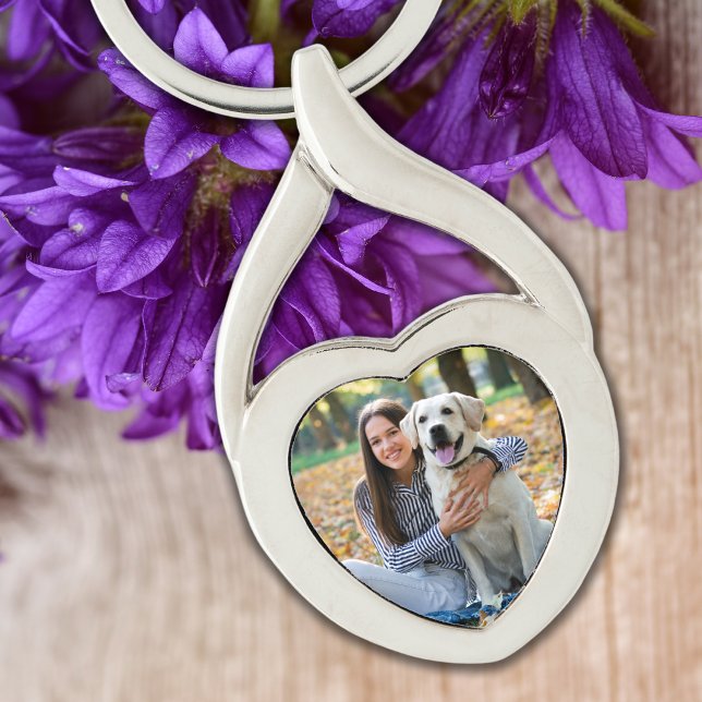 Cute Pet Dog Lover Photo Key Ring (Creator Uploaded)