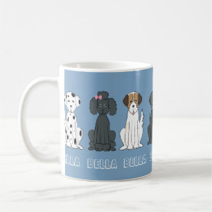 Cute Pet Dog Whimsical Modern Simple Style Coffee Mug