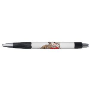 Cute Pet Dog with Heart Pen