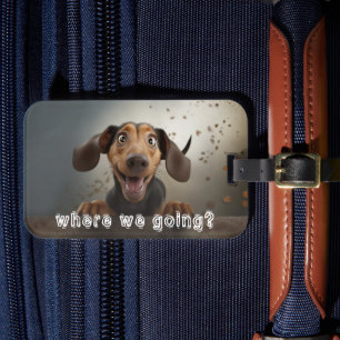 Cute Pet Photo Luggage Tag