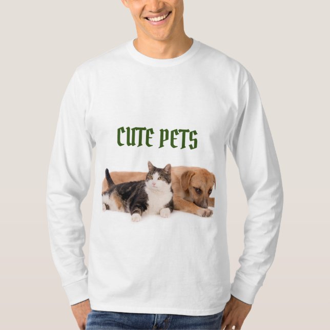 CUTE PETS, FUNNEY PETS T-Shirt (Front)