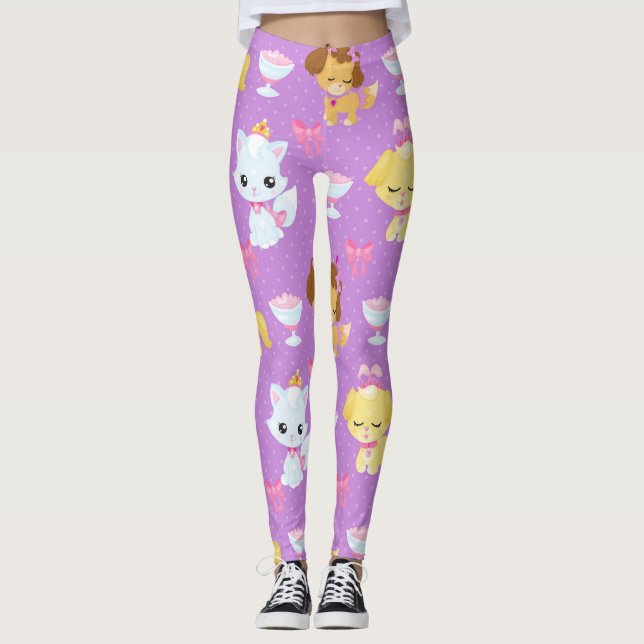 Cute Pets Leggings (Front)