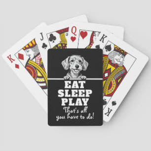 Cute Pets Minimalistic Design - Dog 1 Playing Cards