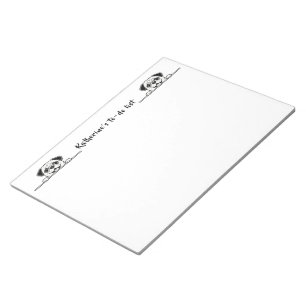 Cute Pets Minimalistic Design - Dog 2 Notepad