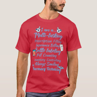 Cute Pharmacists Gift Design Pharmacy Tech Medical T-Shirt